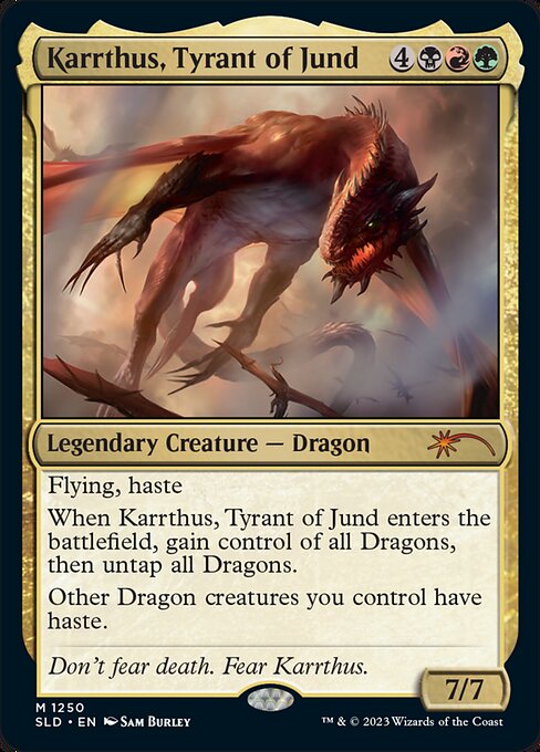 ジャンドの暴君、カーサス/Karrthus, Tyrant of Jund [Secret Lair