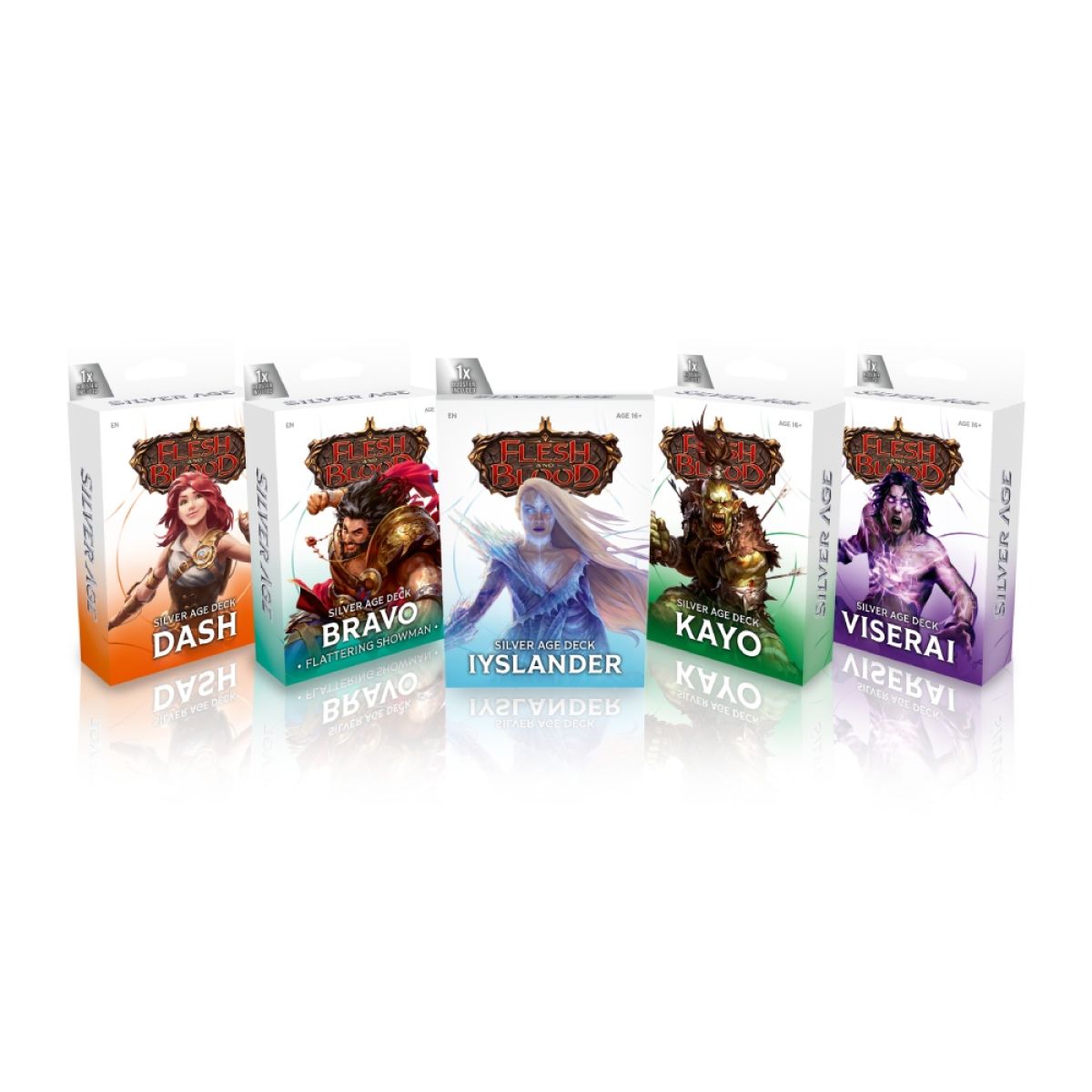 【予約】【3月上旬予定】シルバーエイジ チャプター1 構築済みデッキ5種セット※ゆうパケット不可