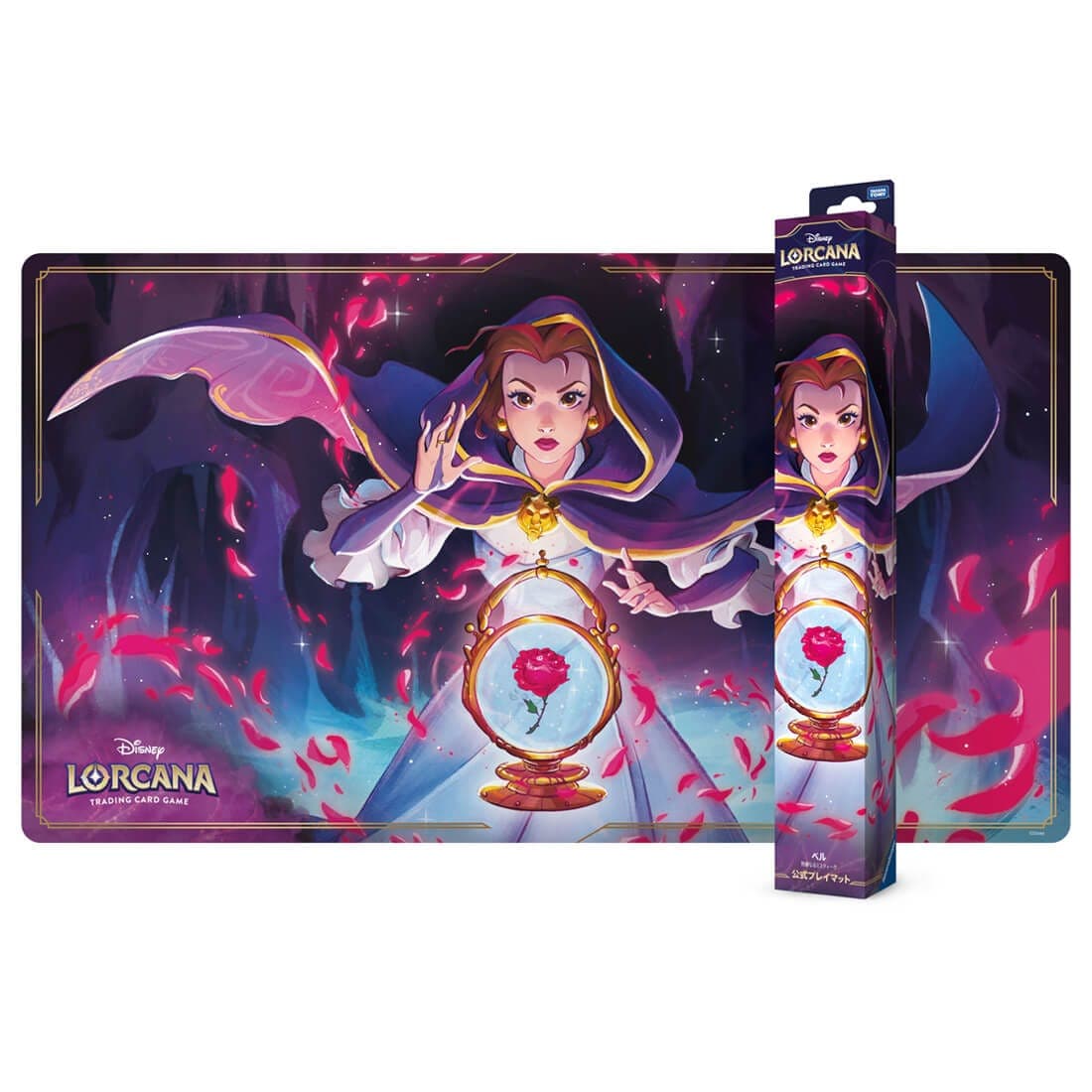 ディズニー・ロルカナ・TCG 日本語版 公式プレイマット「ベル 熟練なるミスティーク」※ゆうパケット不可