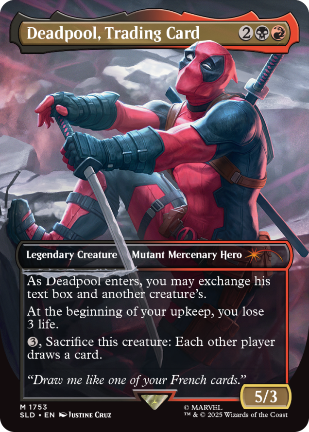 Deadpool, Trading Card [Secret Lair][FOIL] – TCG専門店 ARCANA