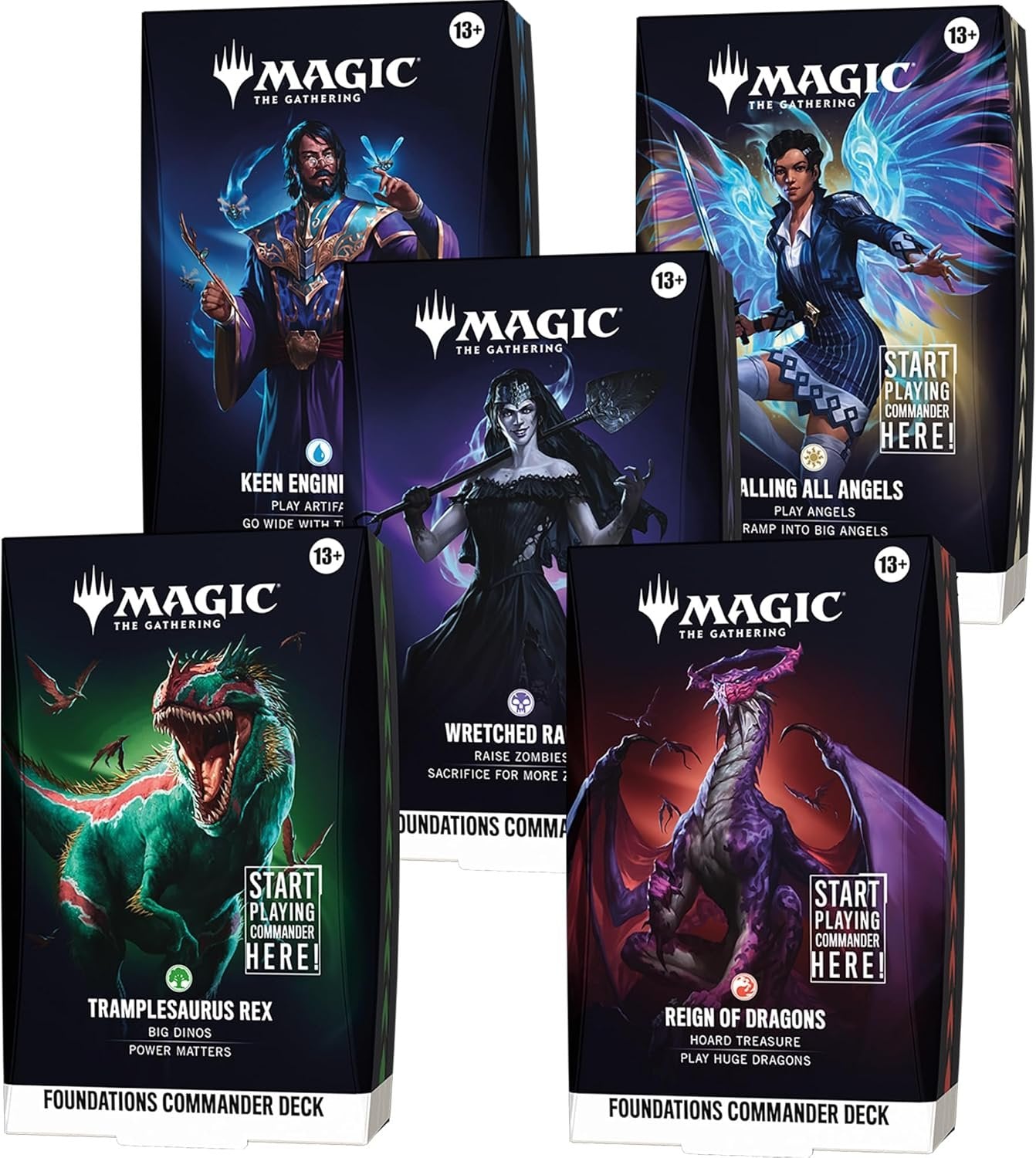 【予約商品】マジック:ザ・ギャザリング | リアリティ・フラクチャー ファウンデーションズ・統率者デッキ5種セット