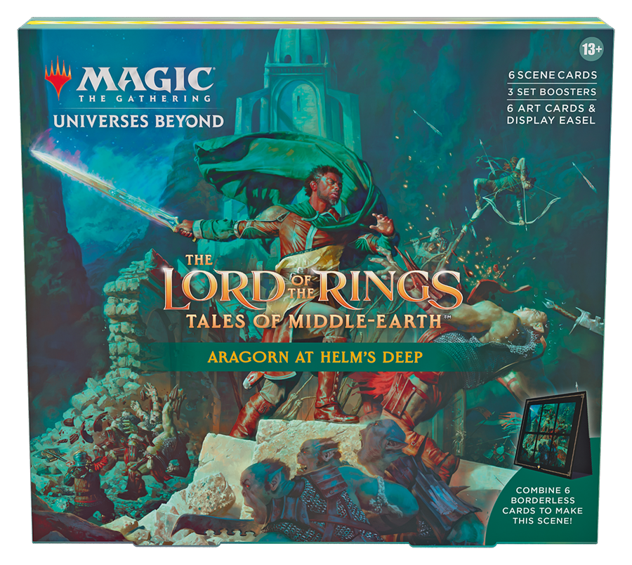 指輪物語:中つ国の伝承 Holiday Scene Box Aragorn at Helm’s Deep