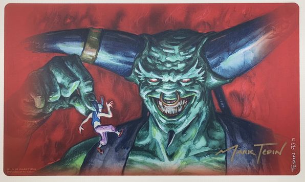 Juzam Djinn プレイマット直筆サイン入りby Mark Tedin