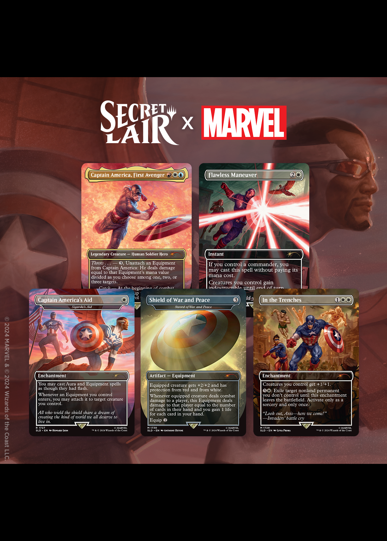 Secret Lair 「 Secret Lair x Marvel's Captain America」