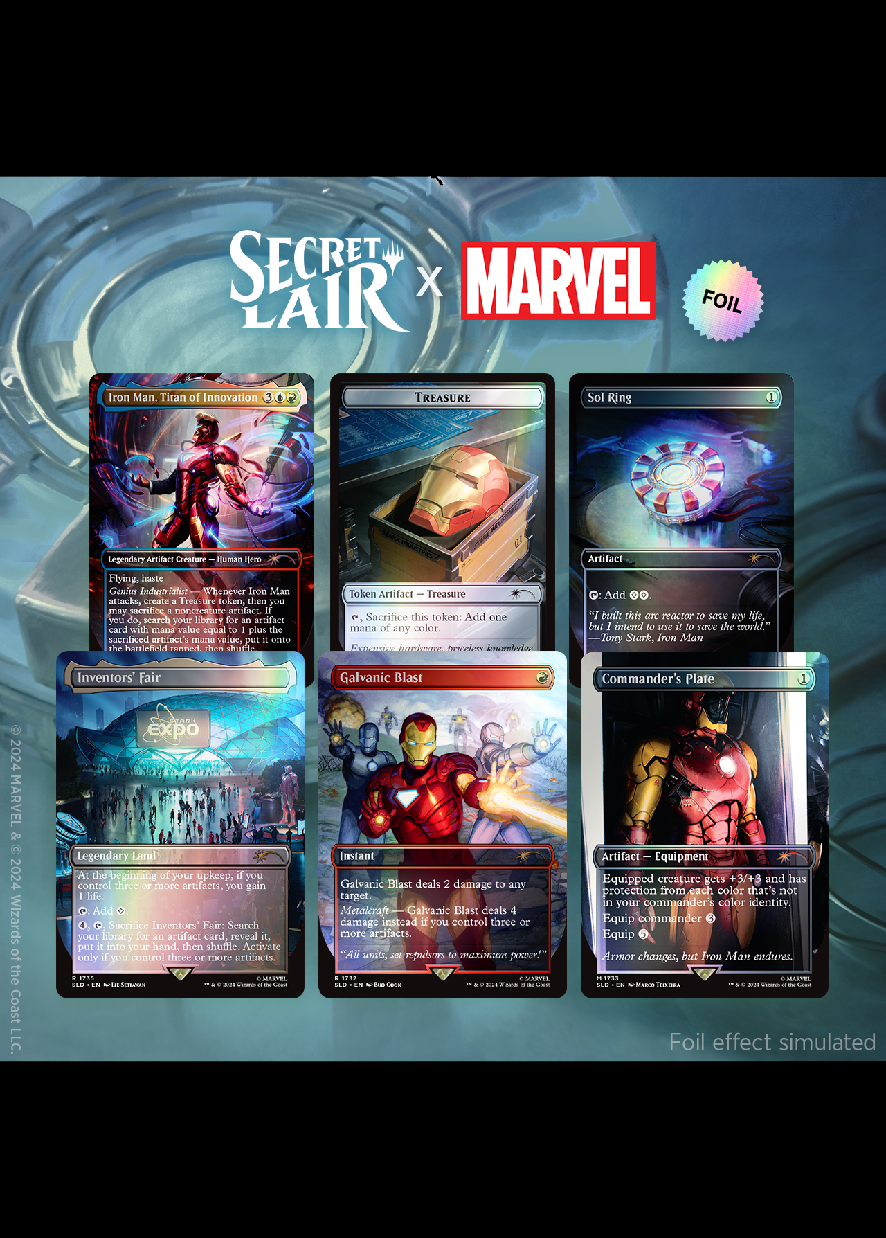 Secret Lair「Secret Lair x Marvel's Iron Man Foil Edition」