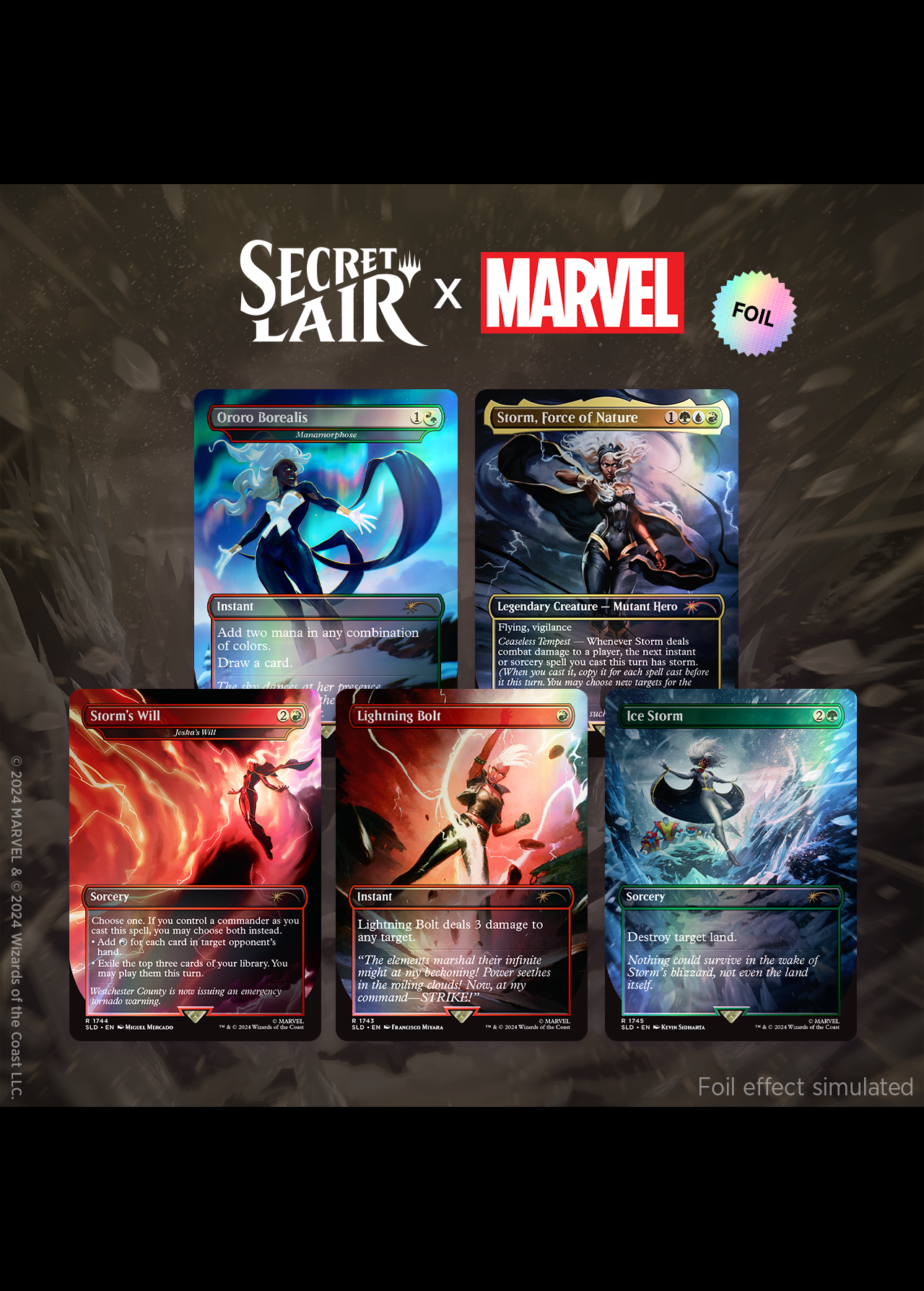 Secret Lair「Secret Lair x Marvel's Storm Foil Edition」