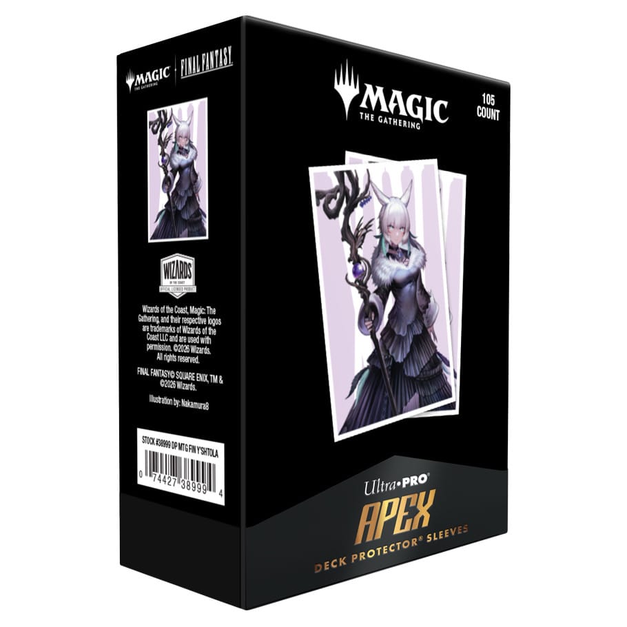 【早期予約割引6/7(日)まで】【予約商品】FINAL FANTASY「ヤ・シュトラ・ルル」エイペックスデッキプロテクタースリーブ 105枚入り