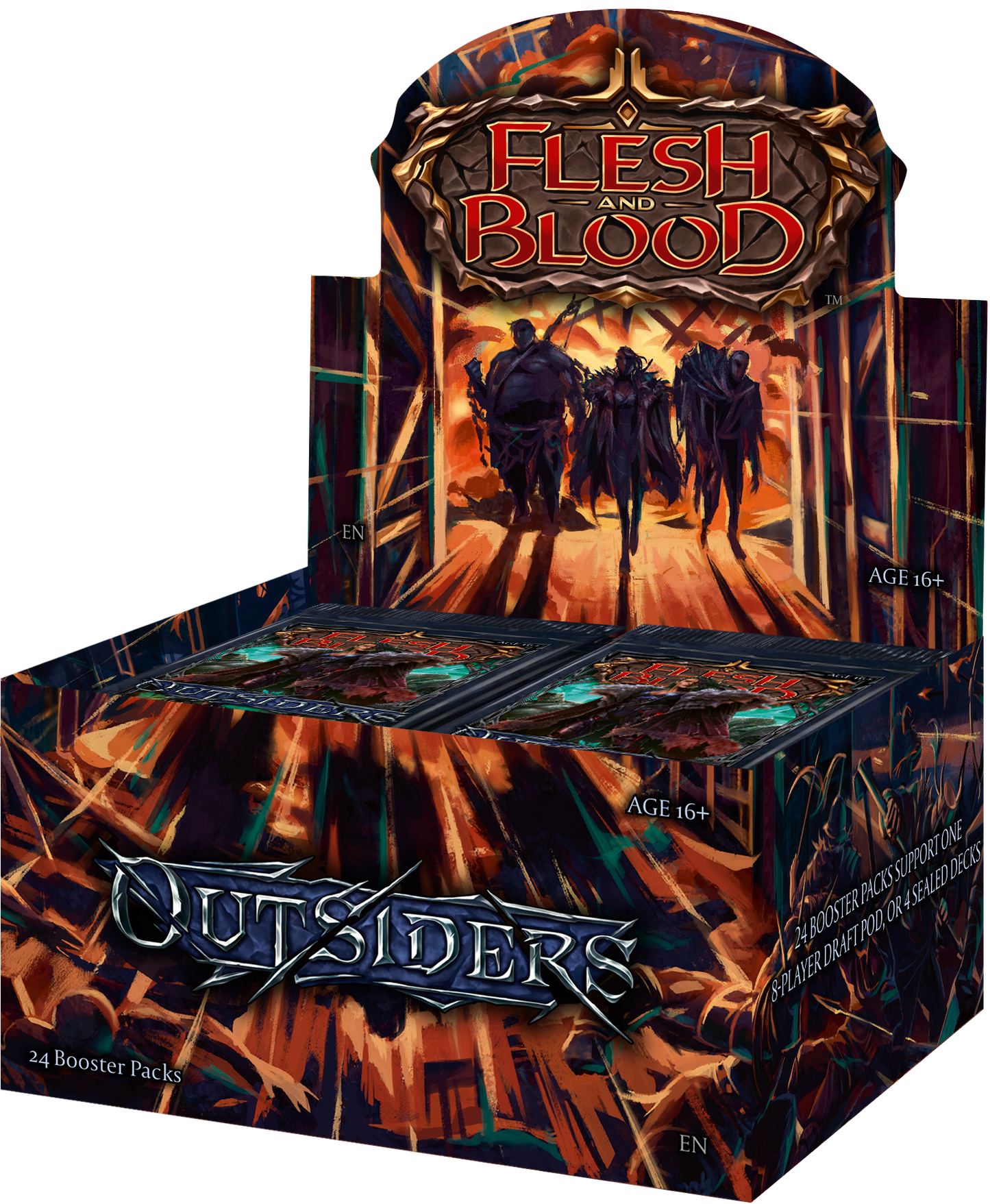 Outsiders ブースターBOX1カートン(4BOX)※ゆうパケット不可