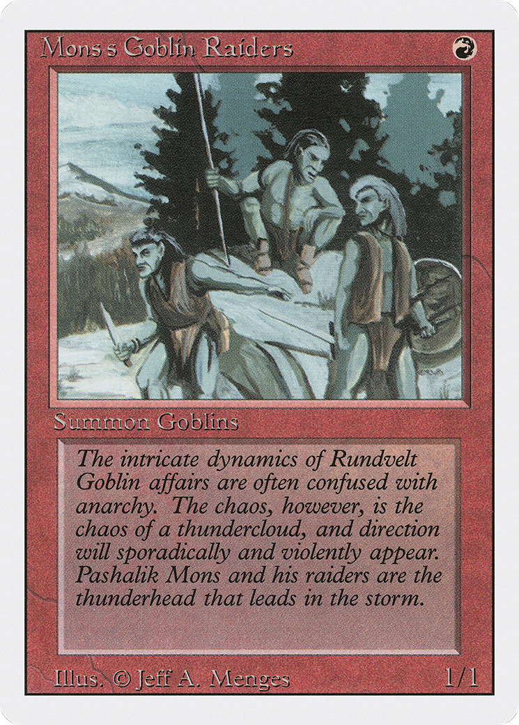Mons's Goblin Raiders (FBB-167) - common main image 0