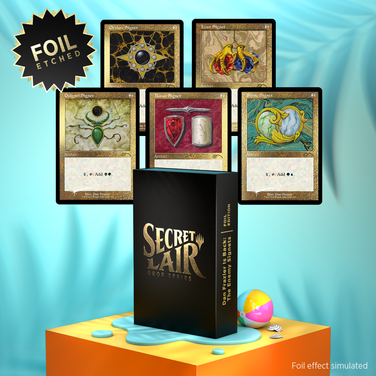 Secret Lair「Dan Frazier is Back: The Enemy Signets Foil Edition」
