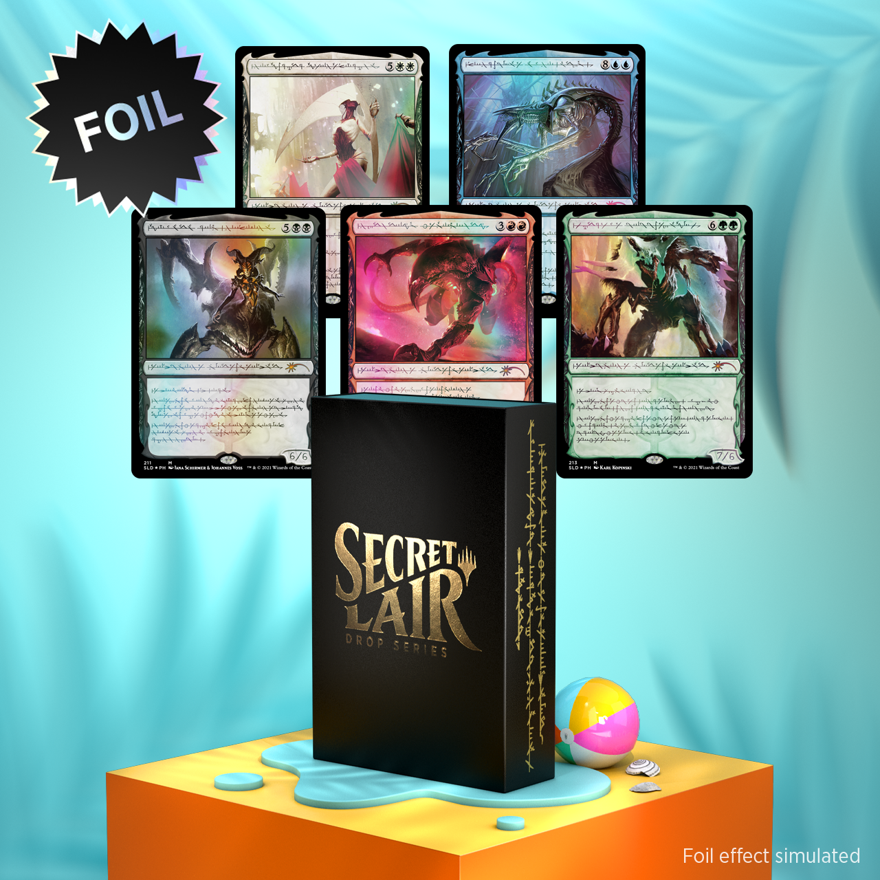 Secret Lair「Phyrexian Praetors: Compleat Edition Foil Edition」