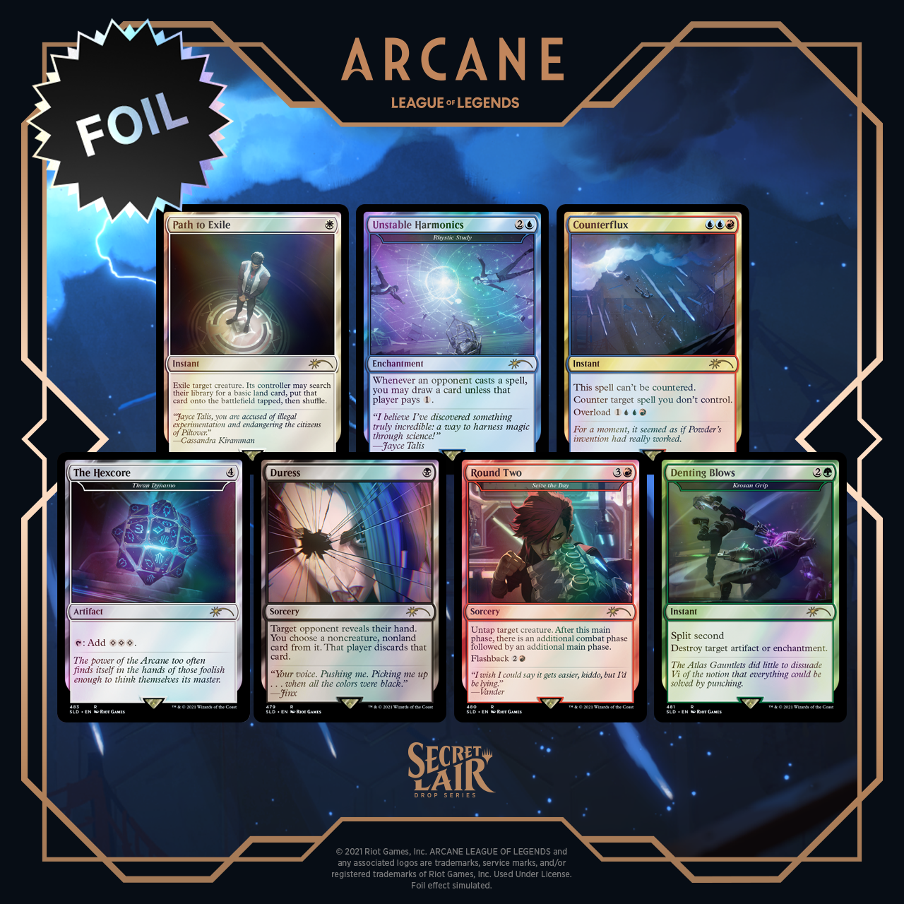 Secret Lair「Secret Lair x Arcane Foil Edition」