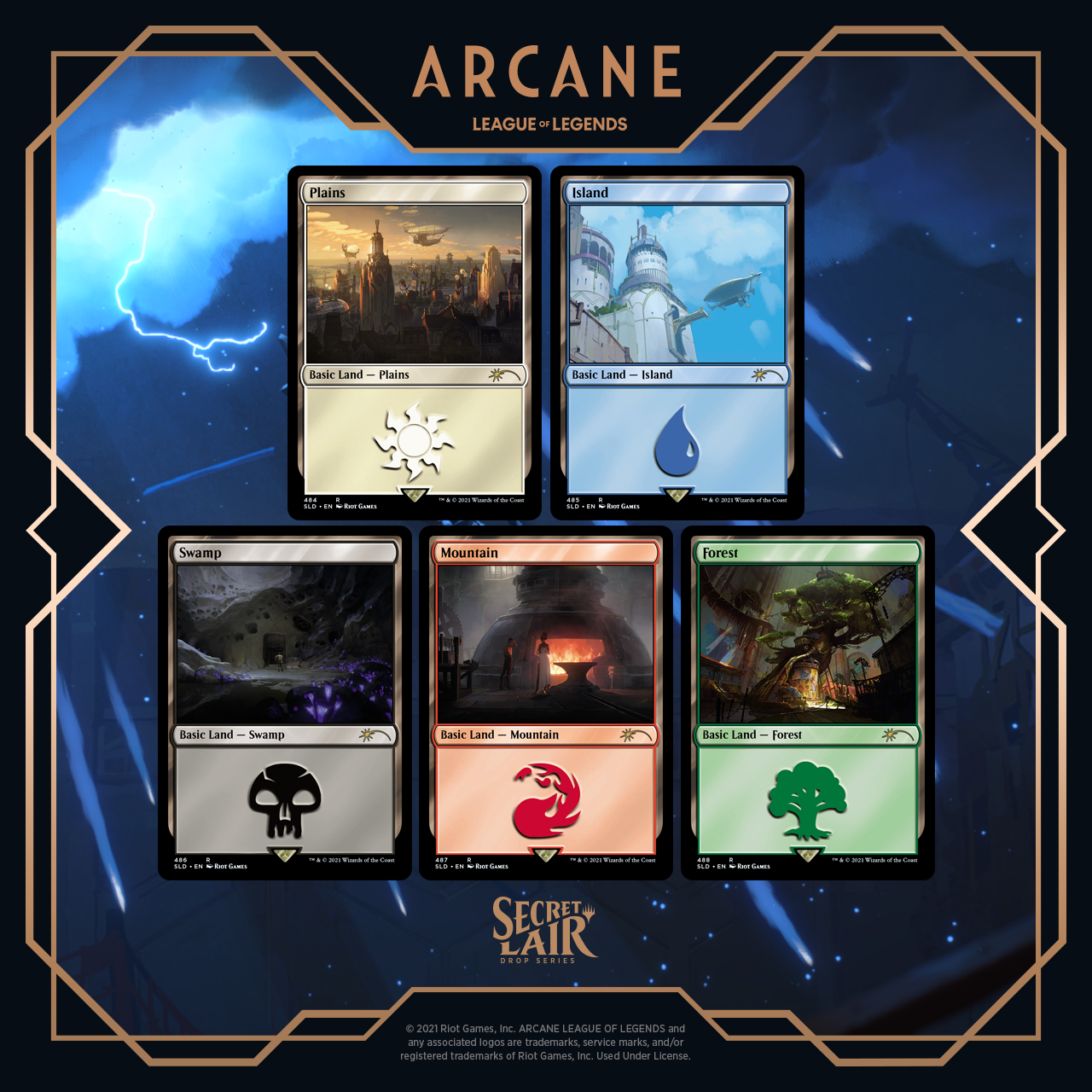 Secret Lair「Secret Lair x Arcane: Lands」