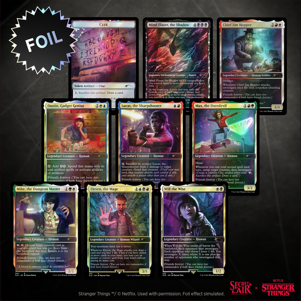 Secret Lair「Secret Lair x Stranger Things Foil Edition」