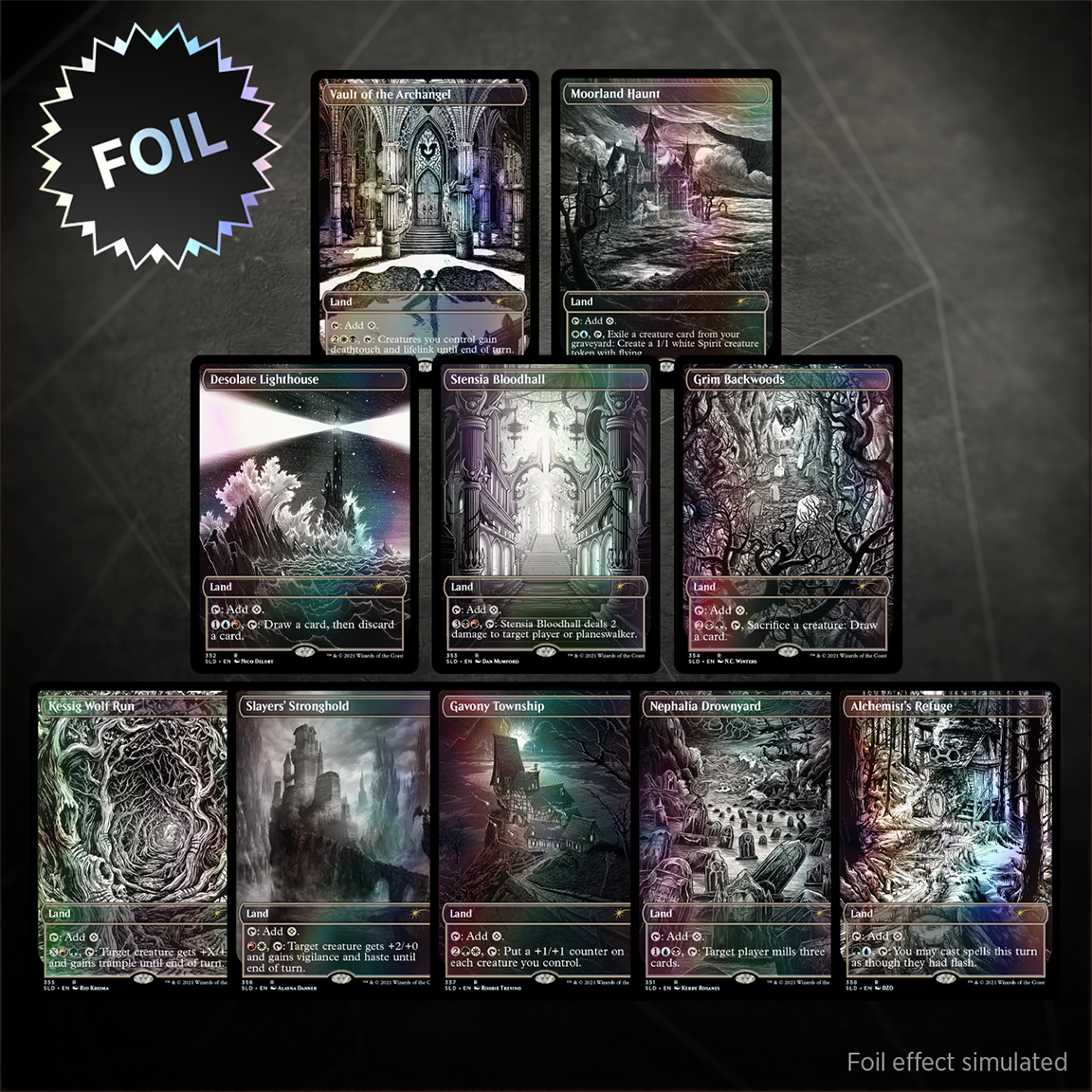 Secret Lair「Showcase: Midnight Hunt Foil Edition」
