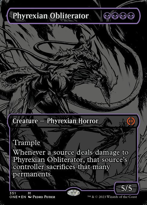 ファイレクシアの抹消者/Phyrexian Obliterator [ONE-BF][FOIL][オイル