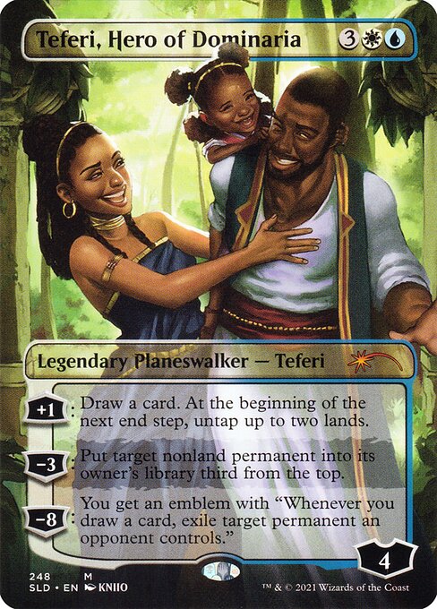 ドミナリアの英雄、テフェリー/Teferi, Hero of Dominaria [Secret Lair] [FOIL]