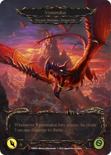 [Draconic Illusionist] Invoke Vynserakai // Vynserakai[UPR][Cold Foil][Marvel]