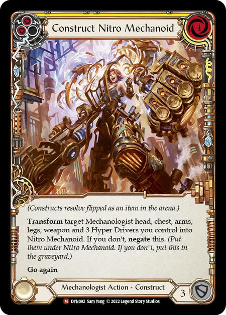 [Mechanologist]Construct Nitro Mechanoid [DYN][Rainbow Foil]