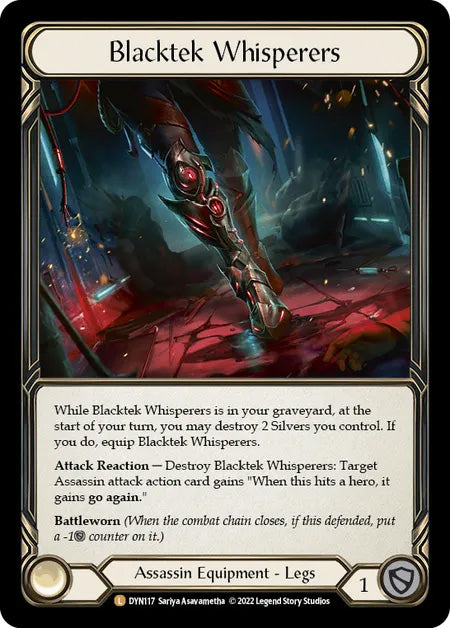 [Assassin]Blacktek Whisperers [DYN][Rainbow Foil]