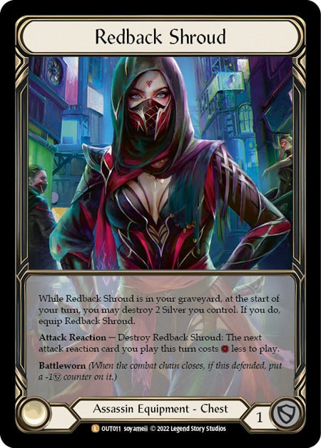 [Assassin]Redback Shroud [OUT][Cold Foil][Extended Art]