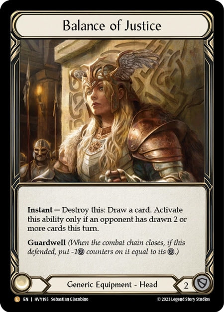 [Generic]公正の守護/Balance of Justice [HVY][Cold Foil]
