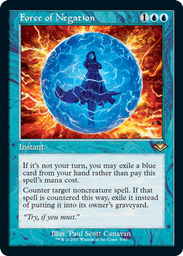 否定の力/Force of Negation [MH1] [FOIL][旧枠]