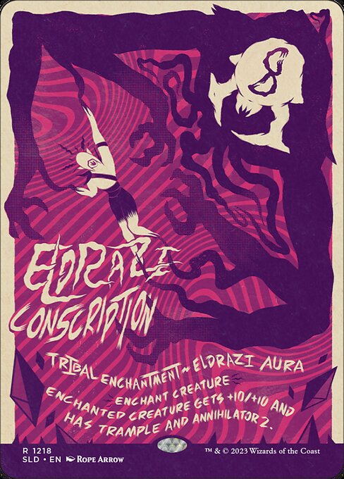 エルドラージの徴兵/Eldrazi Conscription [Secret Lair] [FOIL]