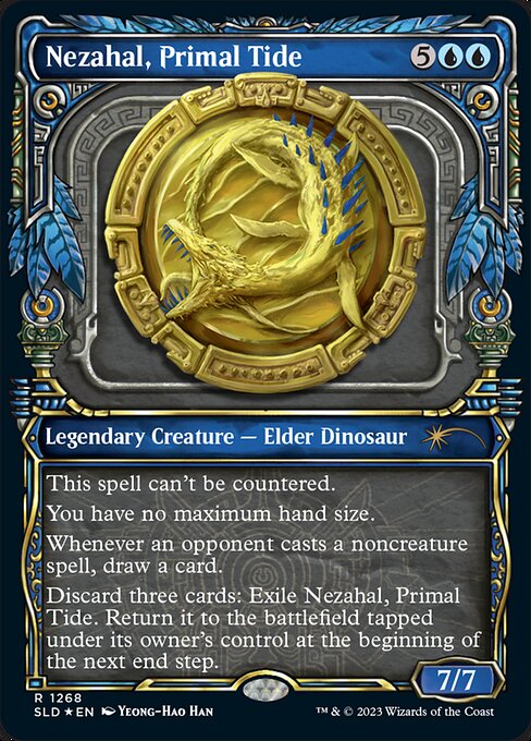 原初の潮流、ネザール/Nezahal, Primal Tide [Secret Lair] [FOIL][ハロー]