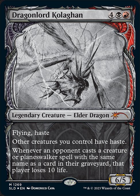 龍王コラガン/Dragonlord Kolaghan [Secret Lair] [FOIL][ハロー]
