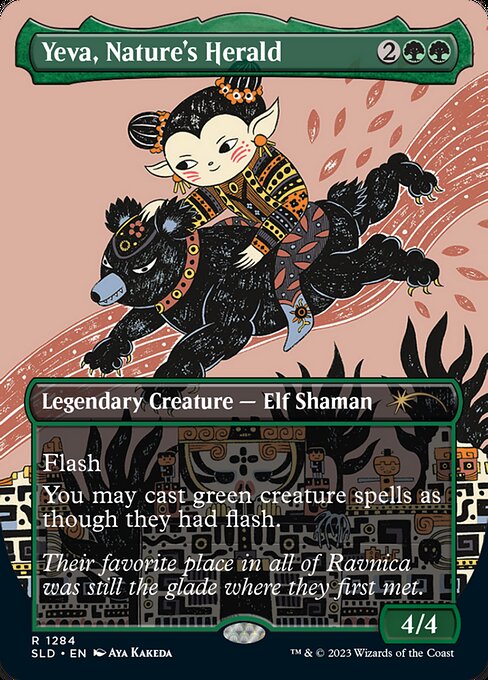 自然の伝令、イェヴァ/Yeva, Nature's Herald [Secret Lair]