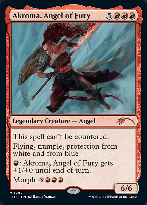 憤怒の天使アクローマ/Akroma, Angel of Fury [Secret Lair] [FOIL]