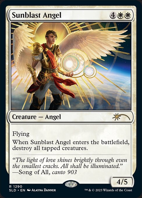 太陽破の天使/Sunblast Angel [Secret Lair] [FOIL]