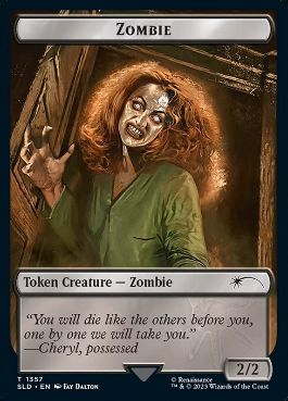 ゾンビトークン/Zombie Token [Secret Lair] [FOIL]