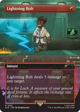 稲妻/Lightning Bolt [Secret Lair] [FOIL]