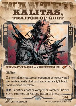 ゲトの裏切り者、カリタス/Kalitas, Traitor of Ghet [Secret Lair][FOIL]