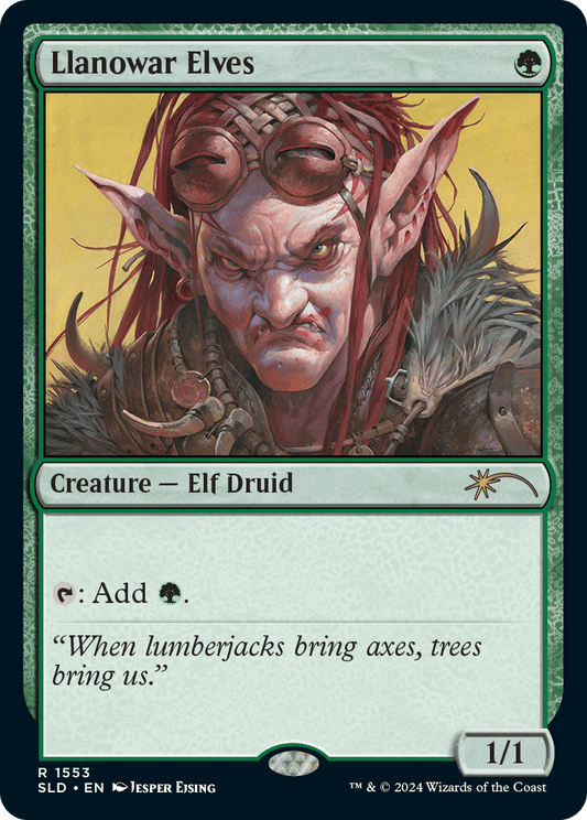 ラノワールのエルフ/Llanowar Elves [Secret Lair]