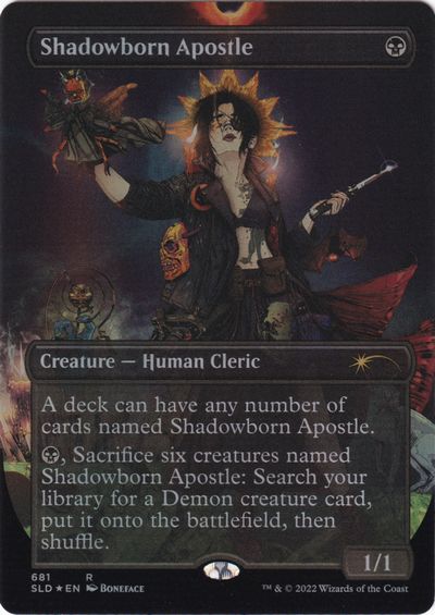 影生まれの使徒/Shadowborn Apostle (681) [Secret Lair] [FOIL]