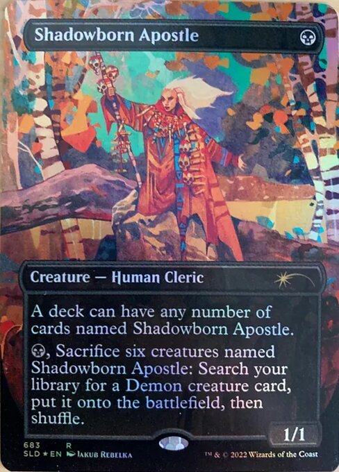 影生まれの使徒/Shadowborn Apostle (683) [Secret Lair] [FOIL]