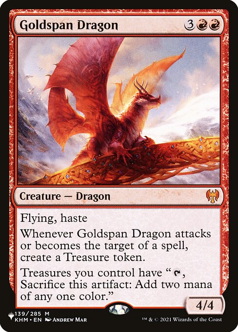 黄金架のドラゴン/Goldspan Dragon [The List]