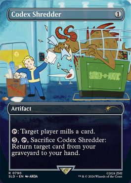 写本裁断機/Codex Shredder [Secret Lair] [FOIL]