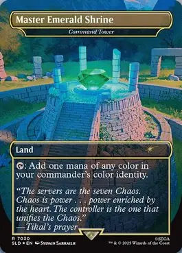 Master Emerald Shrine/統率の塔/Command Tower [Secret Lair] [Foil]