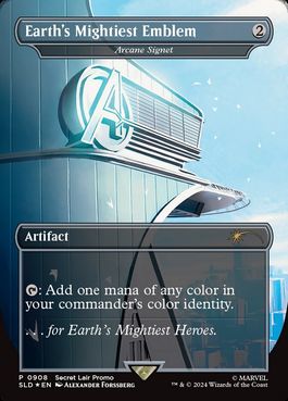 Earth's Mightiest Emblem/秘儀の印鑑/Arcane Signet [Secret Lair] [FOIL]