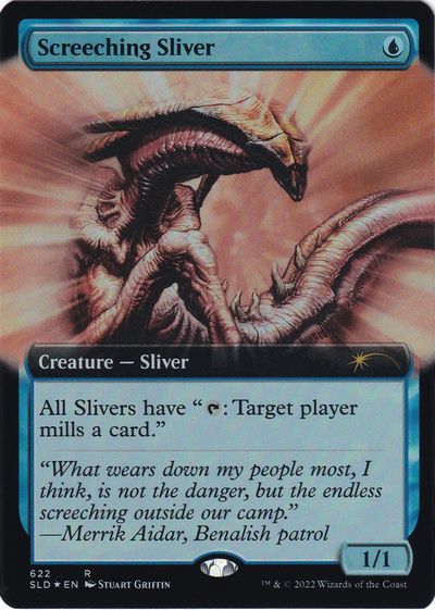 奇声スリヴァー/Screeching Sliver [Secret Lair] [FOIL]
