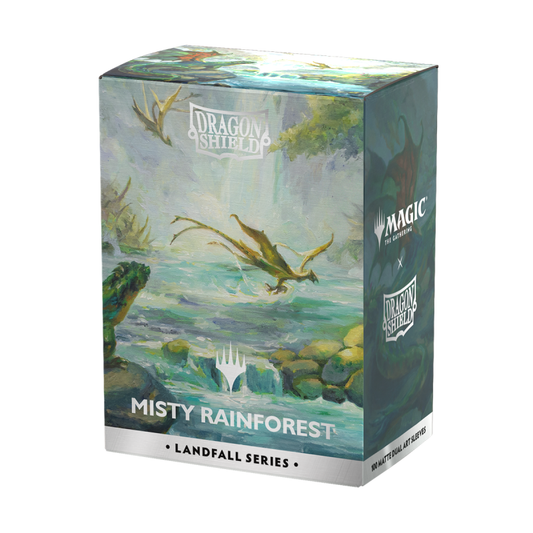 ドラゴンシールド Landfall Series - Misty Rainforest License Sleeves 100枚入り [AT-16501] ※ゆうパケット不可