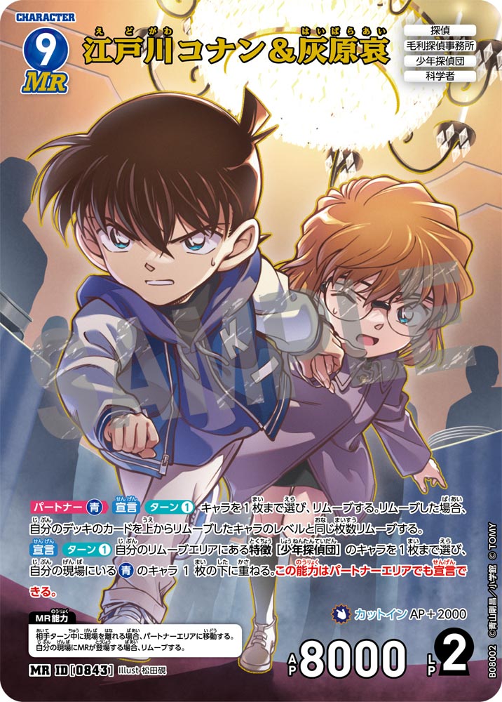江戸川コナン&灰原哀 [CT-P08][MR]