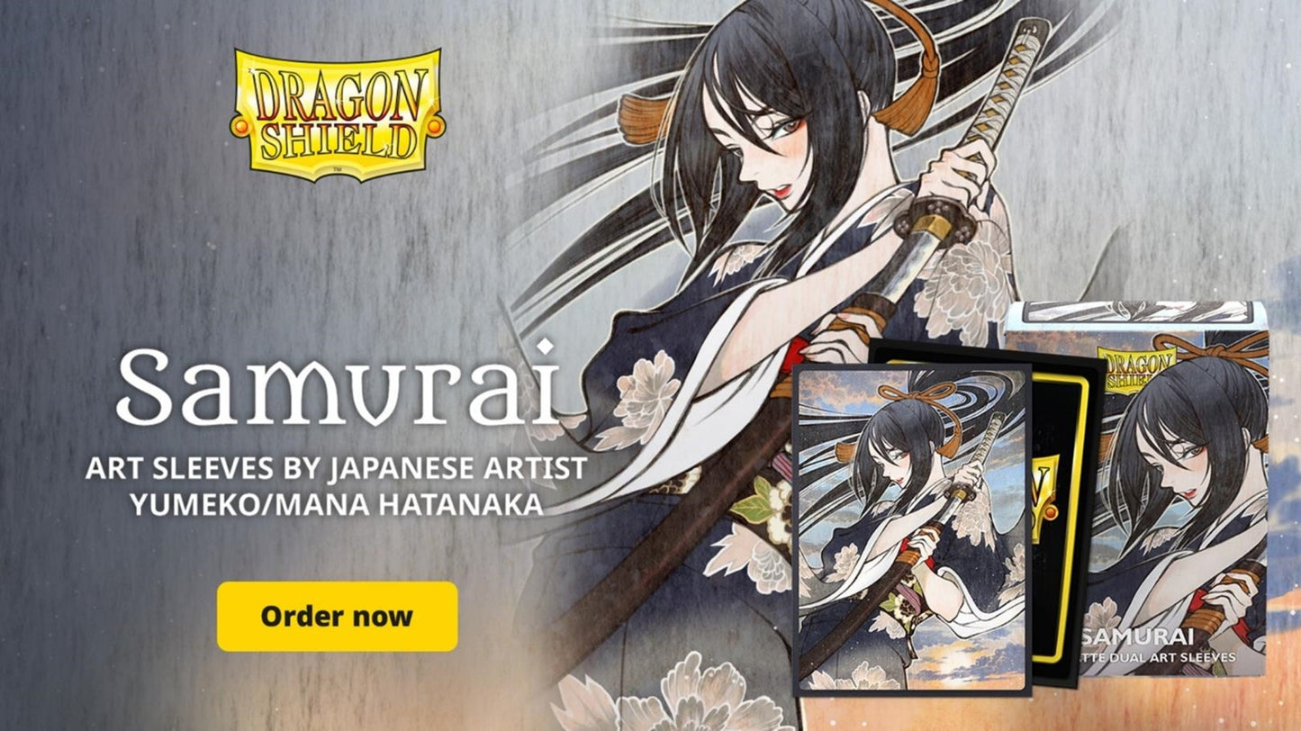 ドラゴンシールド サムライ スリーブ Matte100 - Samurai 100枚入り [AT-16153] ※ゆうパケット不可