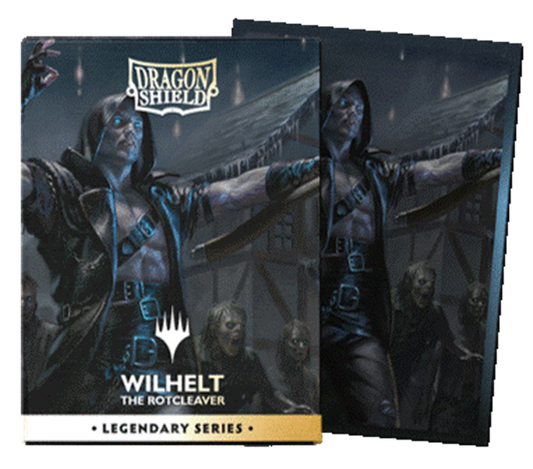 【予約商品】ドラゴンシールド Wilhelt, the Rotcleaver Sleeves - Standard size - Dual Art 100枚入り [AT-16539]