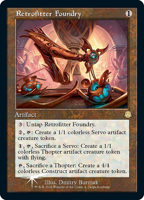 改良式鋳造所/Retrofitter Foundry [ジャッジ褒賞] [FOIL]