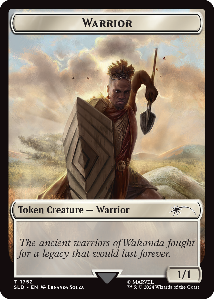 戦士トークン/Warrior token [Secret Lair][FOIL]